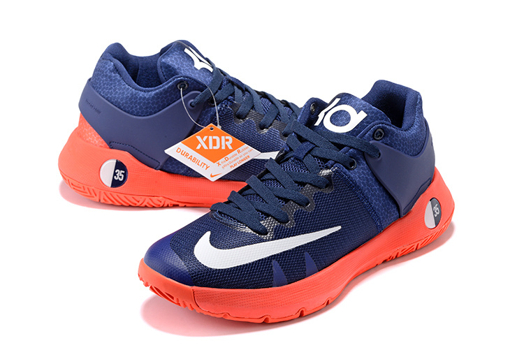 Nike KD Trey 5 III Dark Blue Orange Sneaker - Click Image to Close